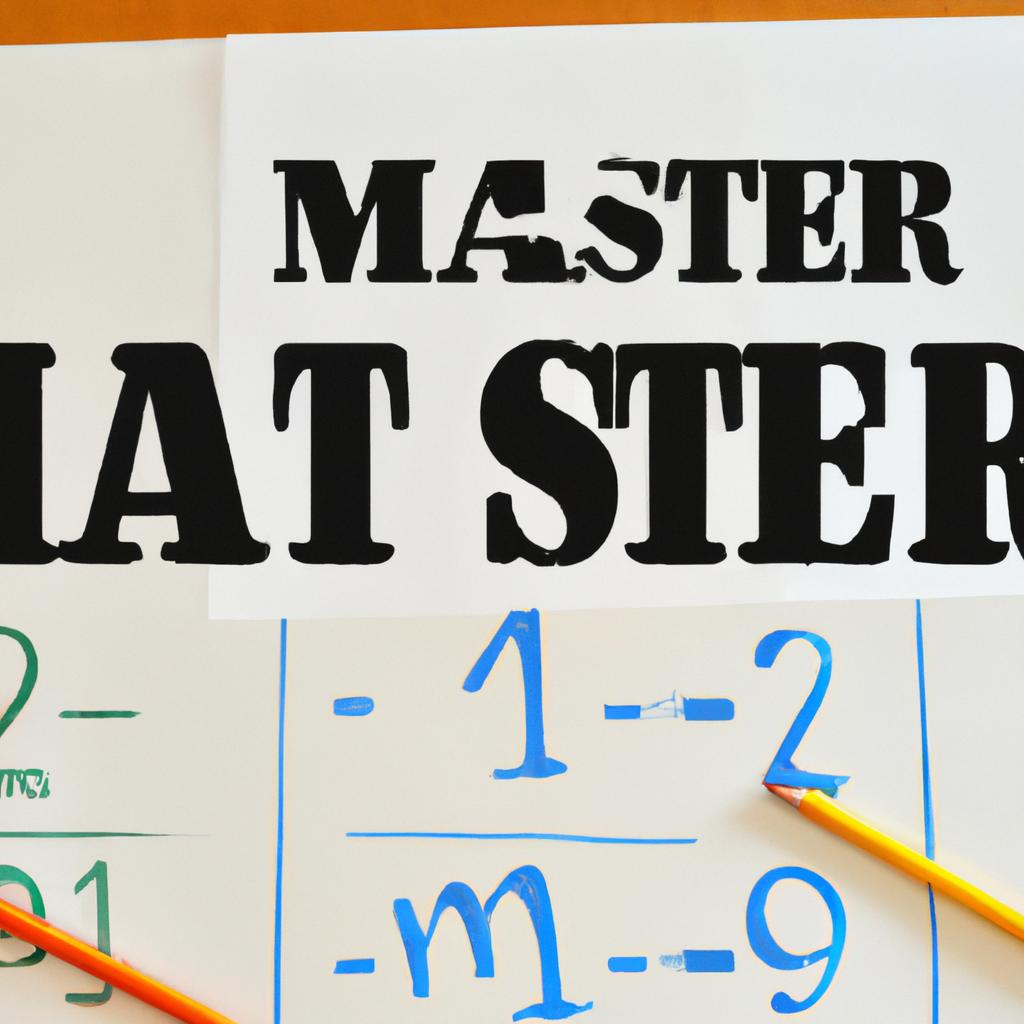 夏の間に数学をマスターしよう！