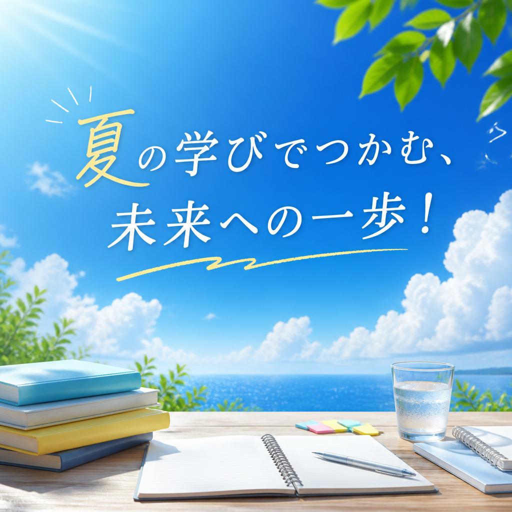 夏の学びでつかむ、未来への一歩！