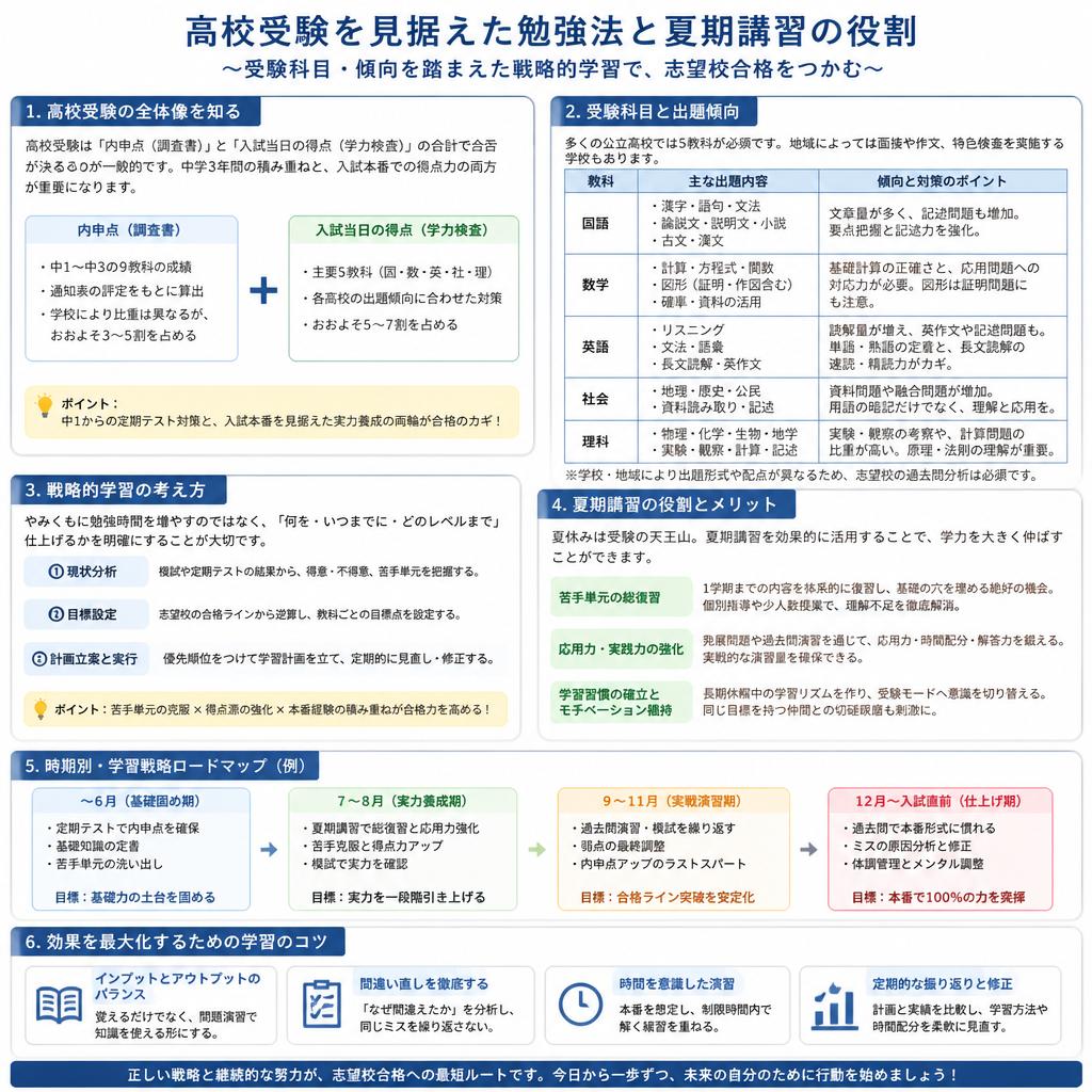 5. 高校受験対策を視野に入れて