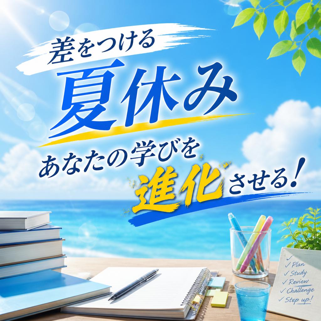 差をつける夏休み、あなたの学びを進化させる！