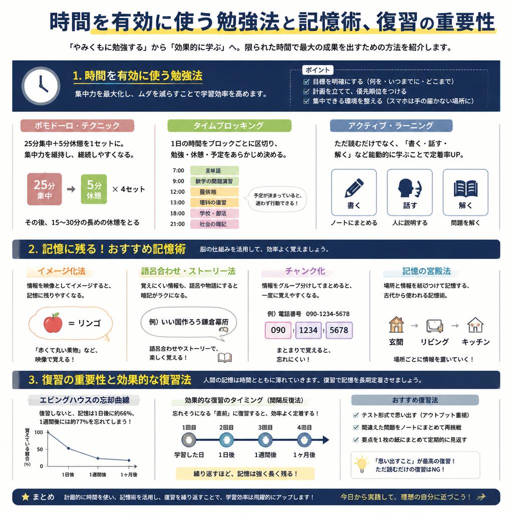 5. 効率的な勉強法とは？