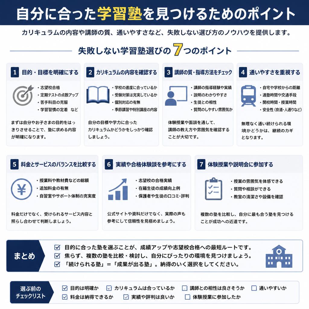 学習塾の選び方