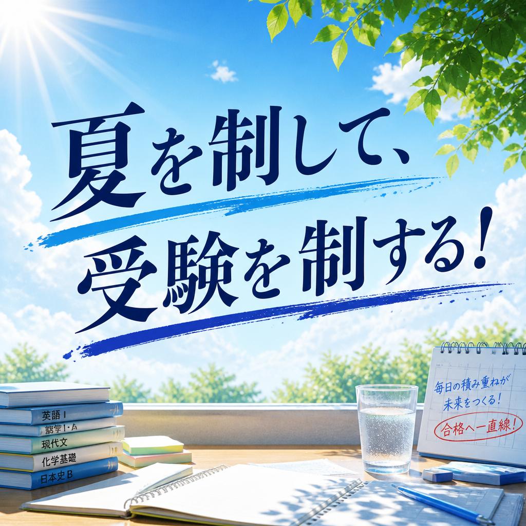 夏を制して、受験を制する！