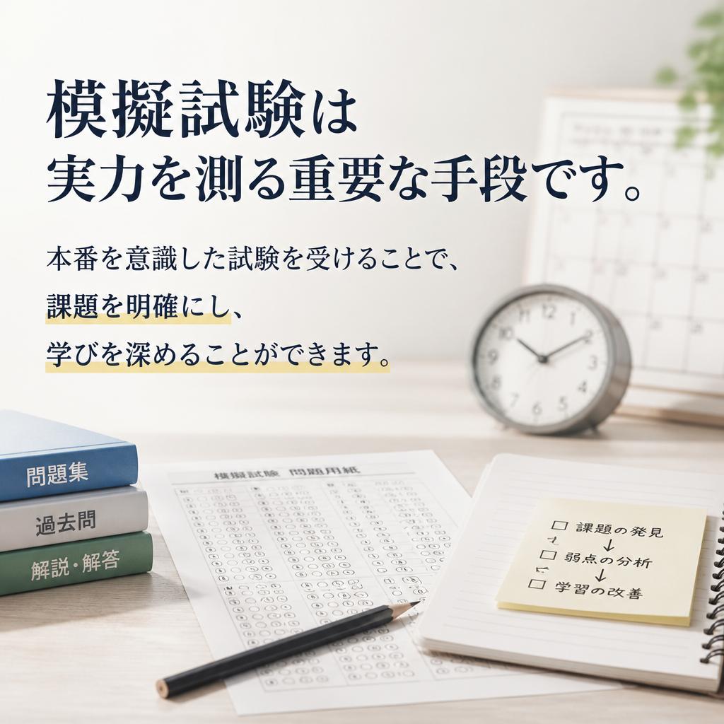 模擬試験で自分を知る