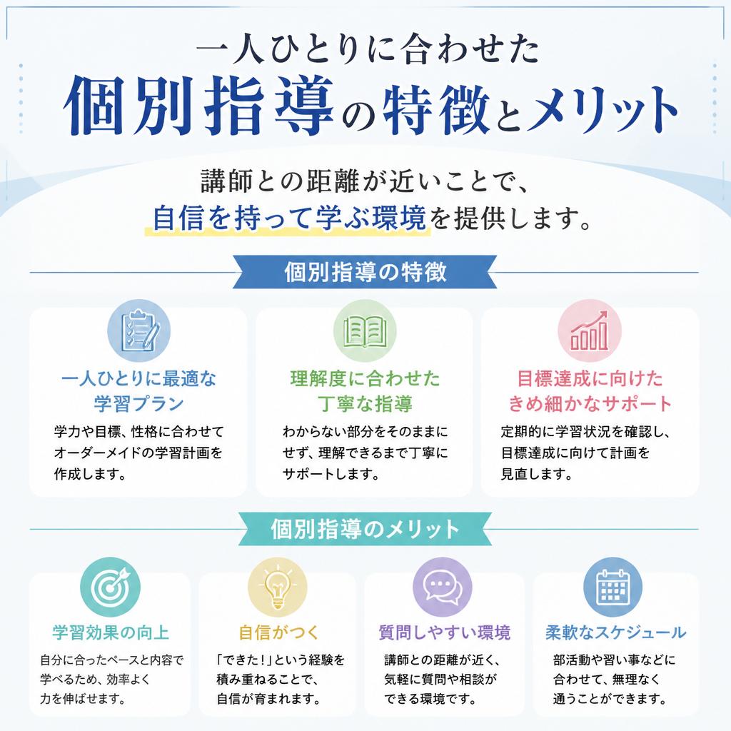 個別指導のメリット
