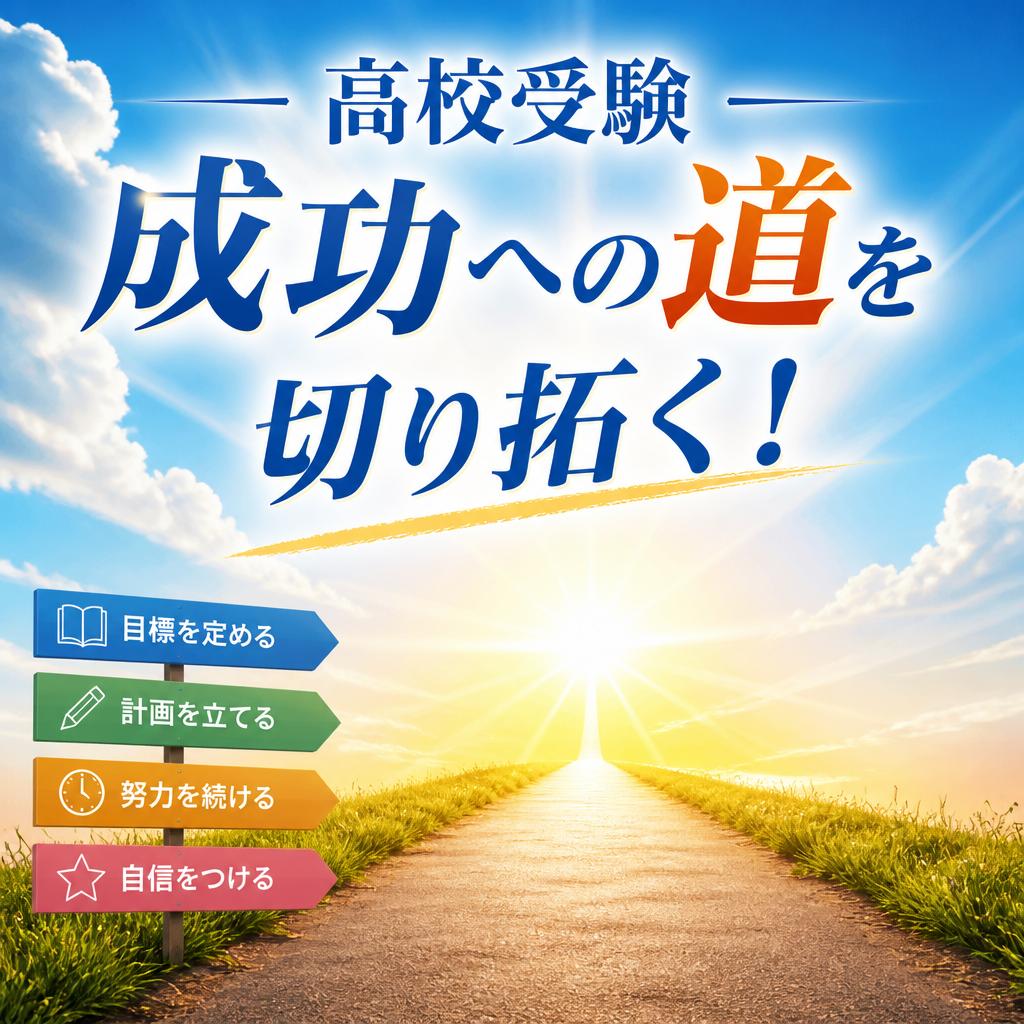 高校受験成功への道を切り拓く！