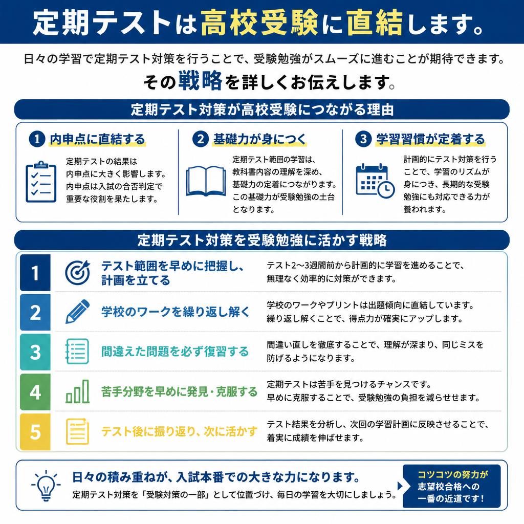 定期テスト対策の重要性