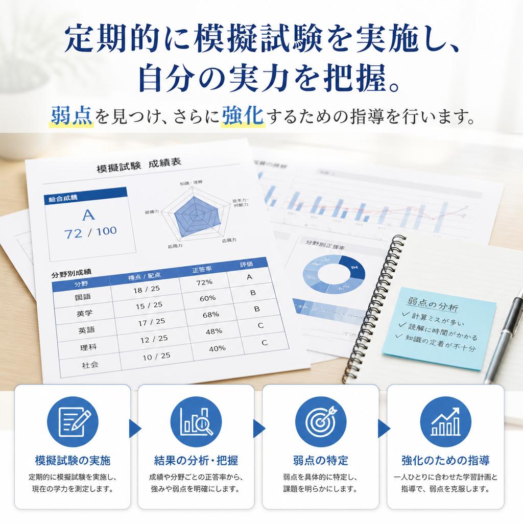 模擬試験で実力チェック