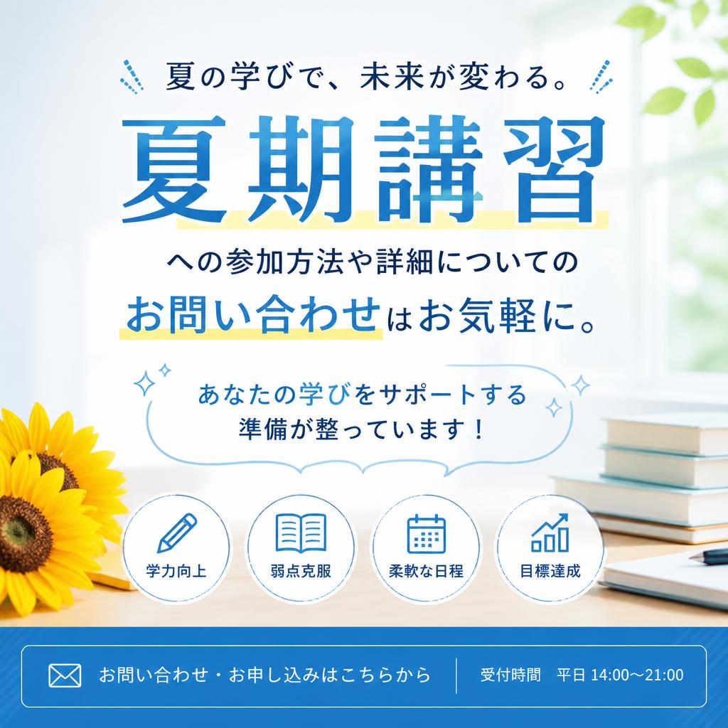 今すぐお問い合わせを！