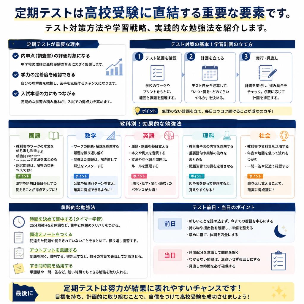 4. 定期テスト対策の重要性