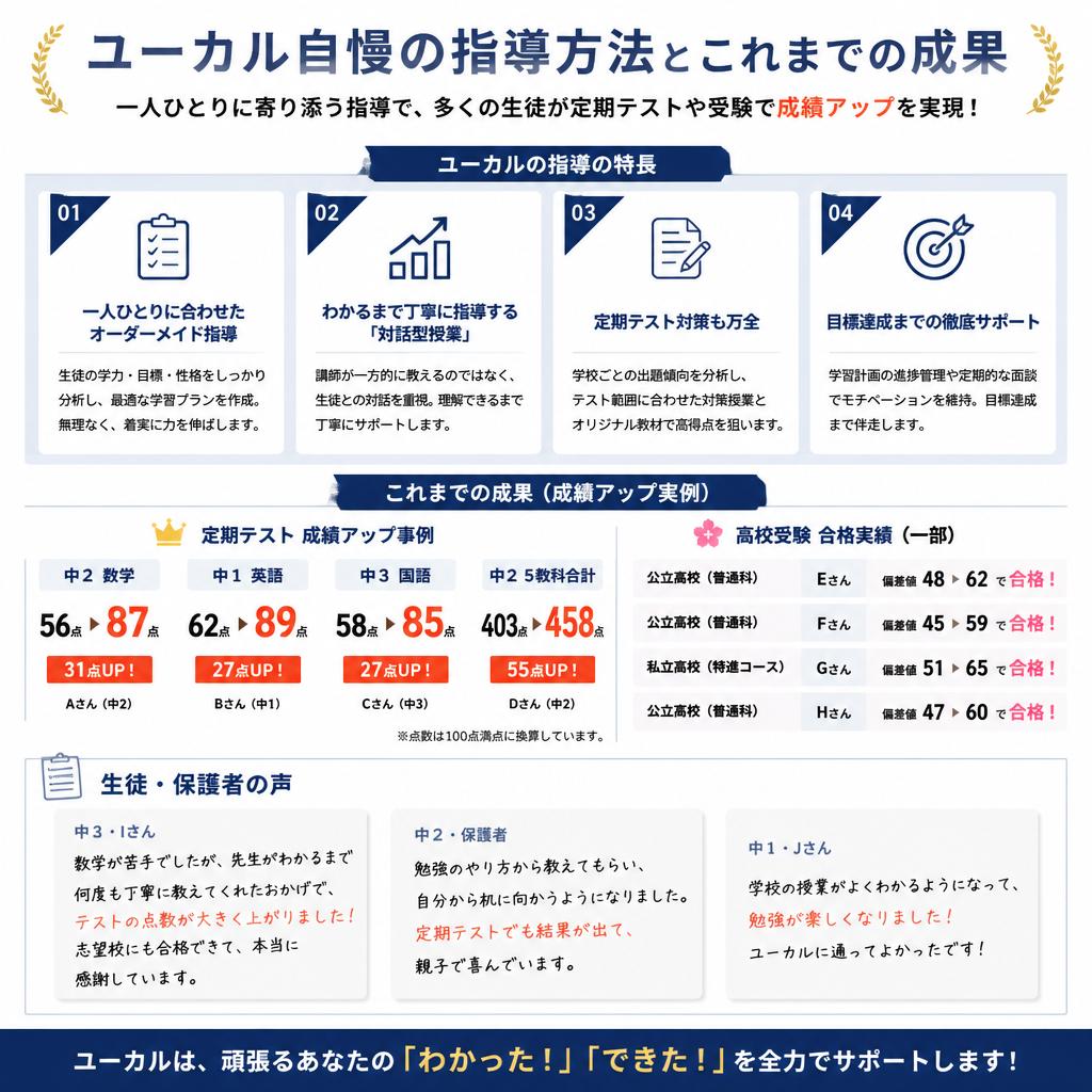 実績のある指導方法