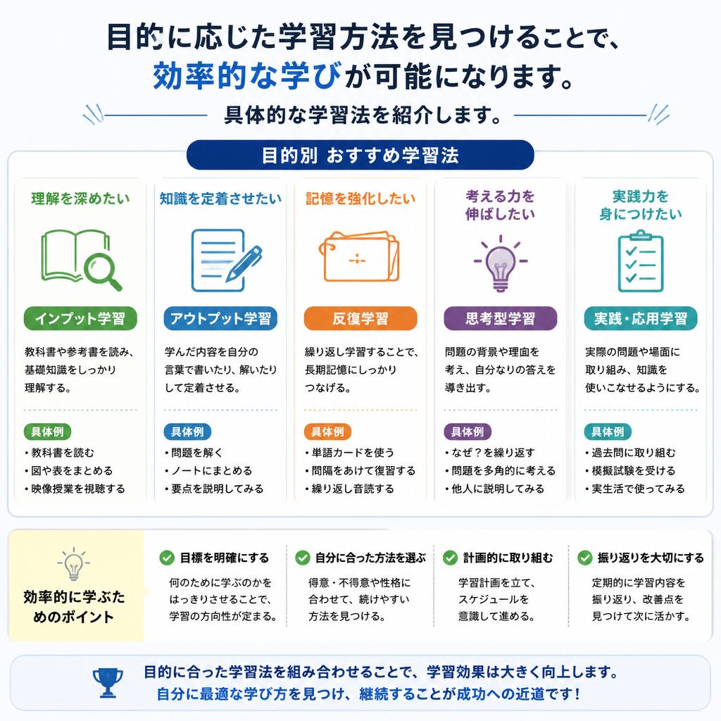 効果的な学習方法とは？