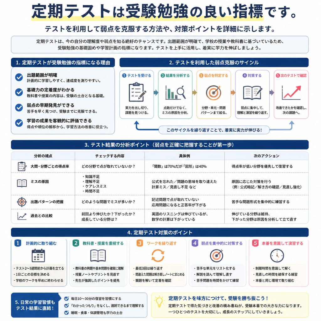 定期テストの活用法