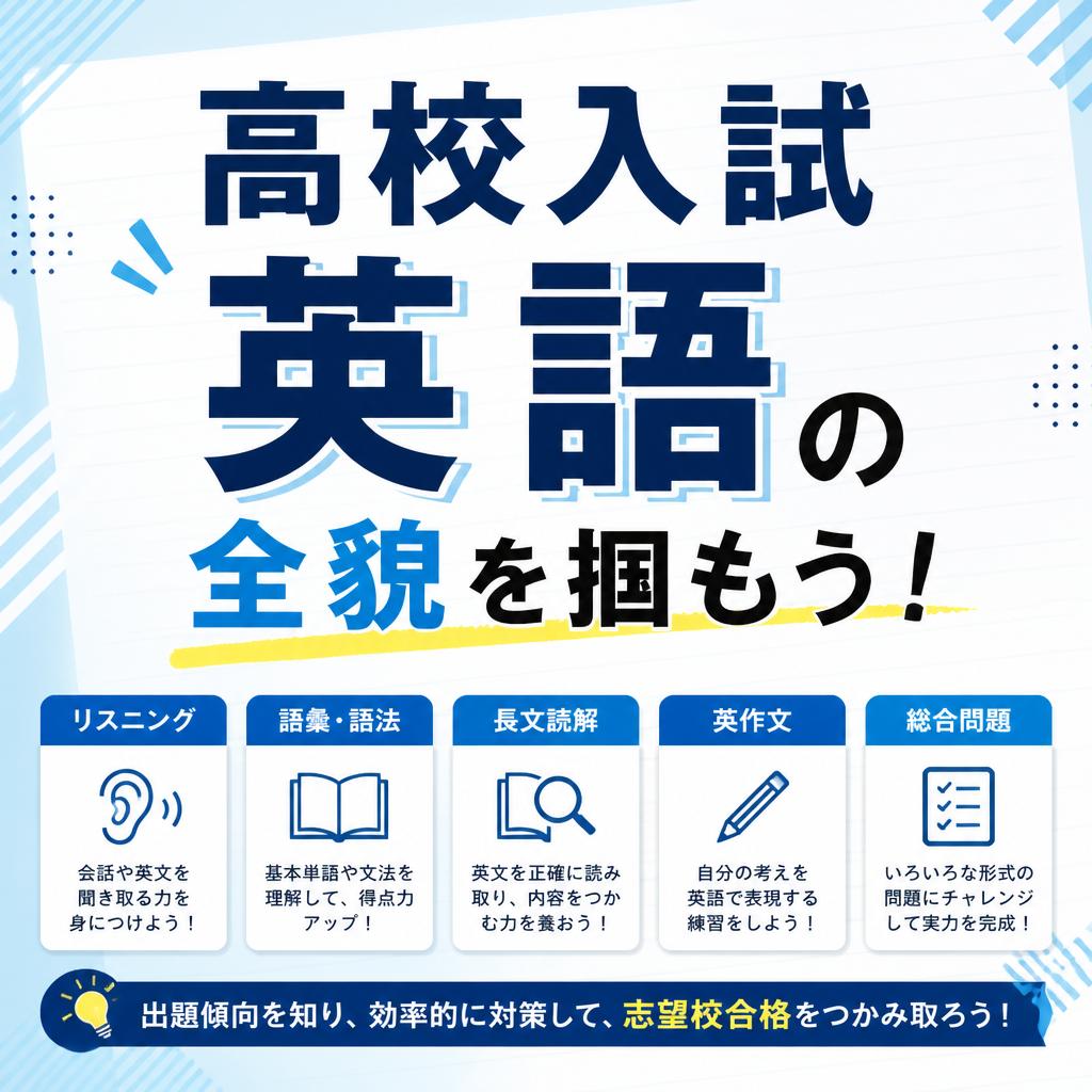 高校入試英語の全貌を掴もう！