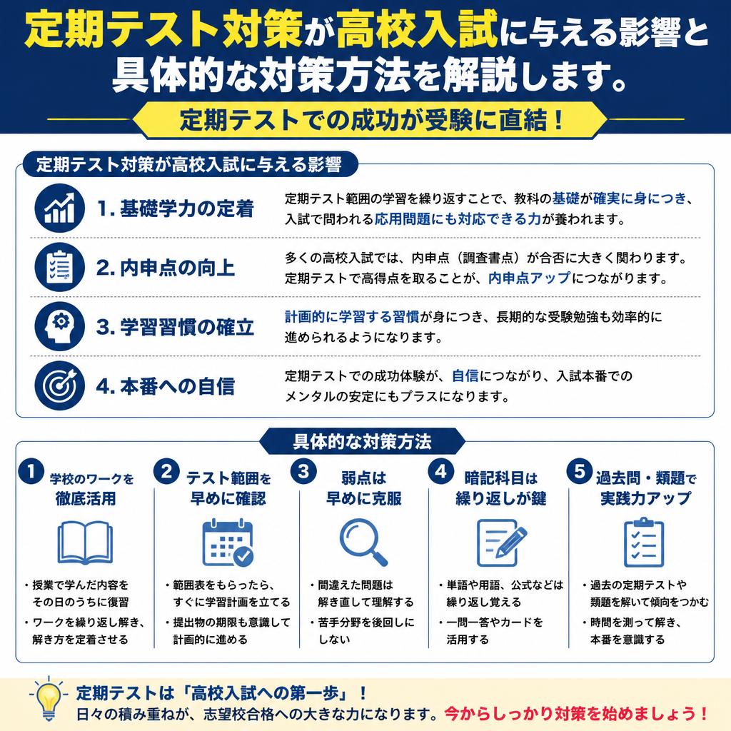 定期テスト対策の重要性