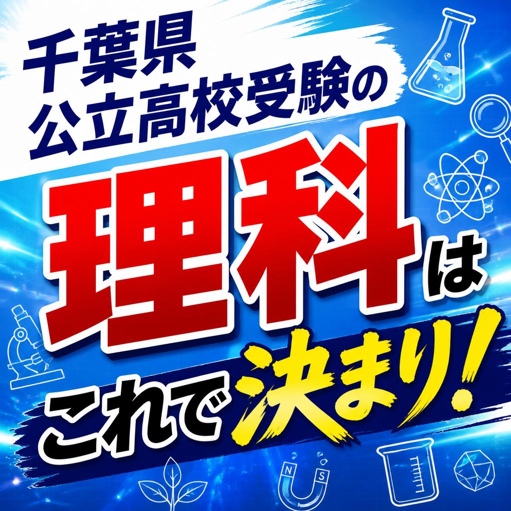 千葉県公立高校受験の理科はこれで決まり！