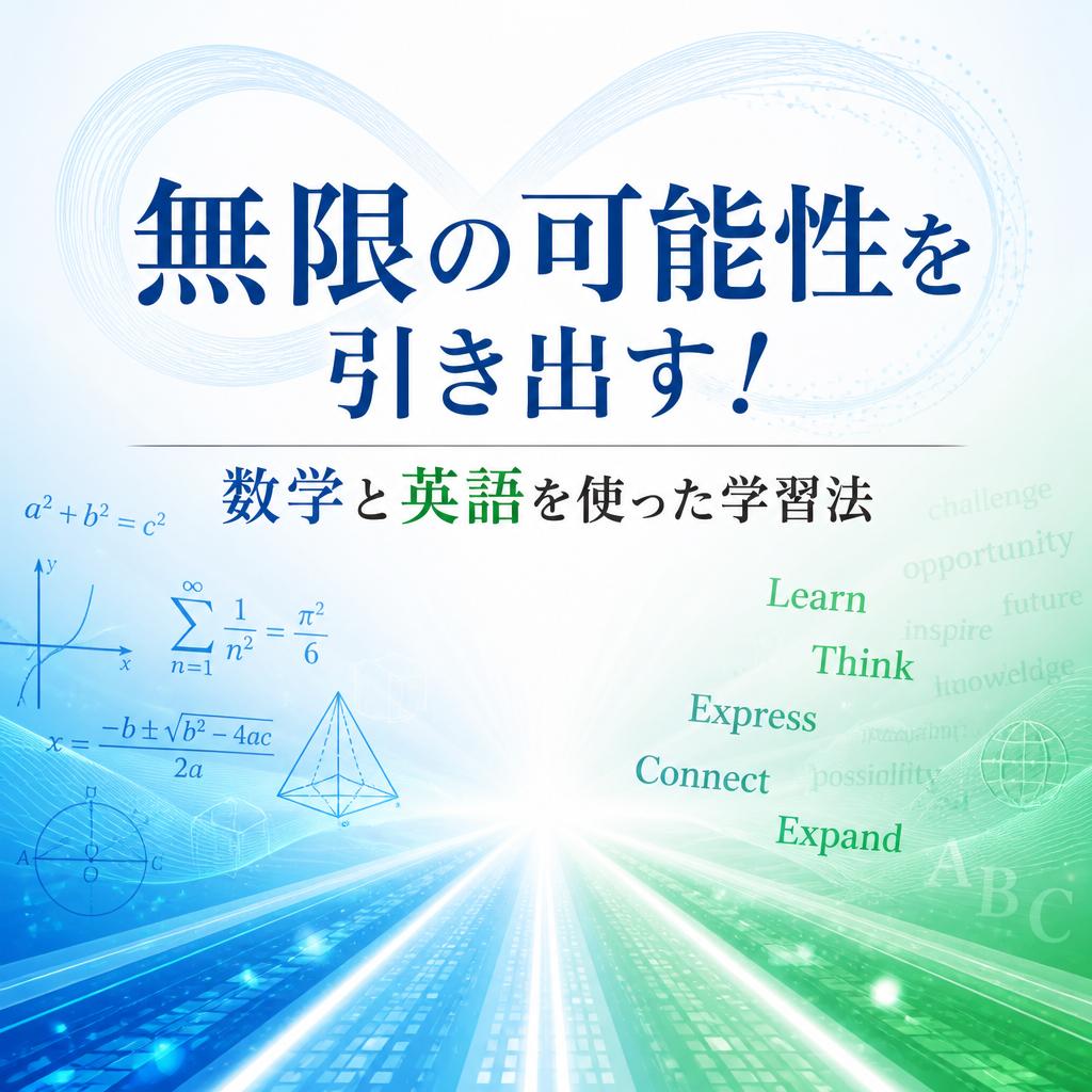 無限の可能性を引き出す！数学と英語を使った学習法